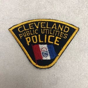 Vintage Cleveland public utilities police patch - NEW